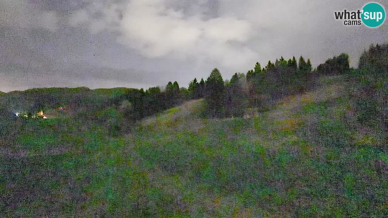 Webcam Smučišče Senožeta – Skigebiet in Srednja Vas bei Bohinj