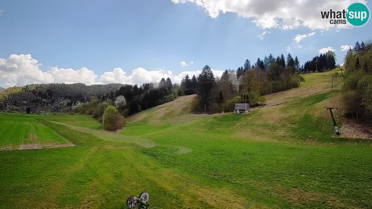 Webcam Smučišče Senožeta – Ski Resort Live View near Bohinj
