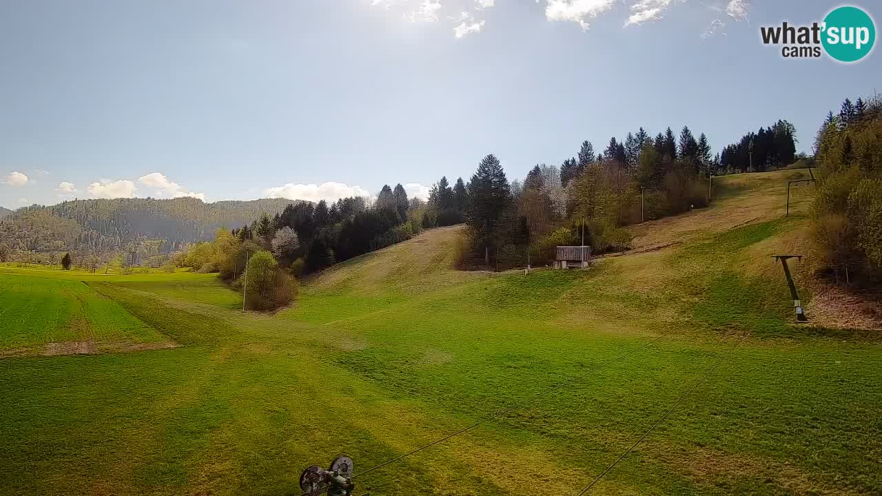 Cámara web Smučišče Senožeta – Estación de esquí en Srednja Vas cerca de Bohinj