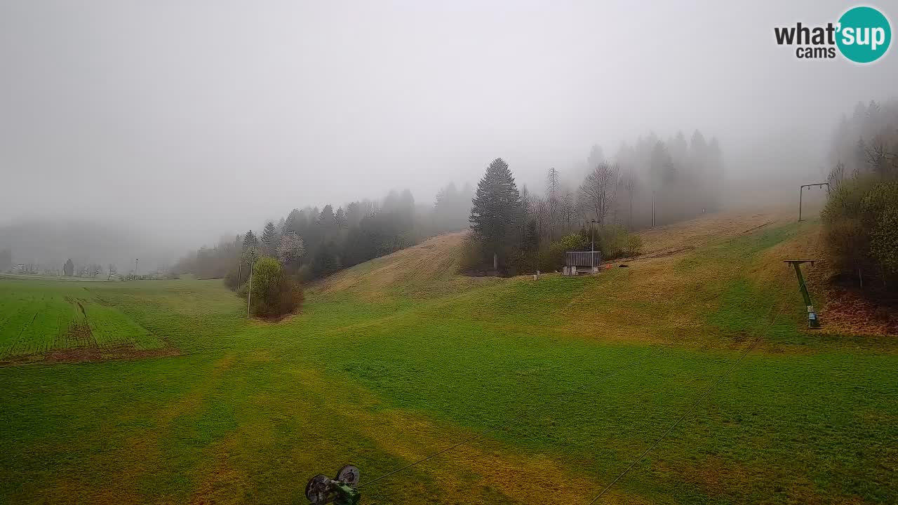Webcam Smučišče Senožeta – Ski Resort Live View near Bohinj