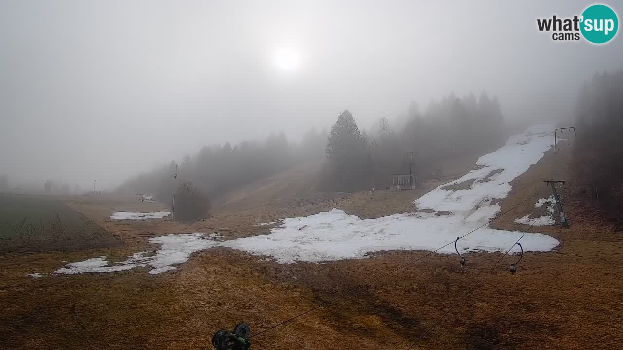Cámara web Smučišče Senožeta – Estación de esquí en Srednja Vas cerca de Bohinj