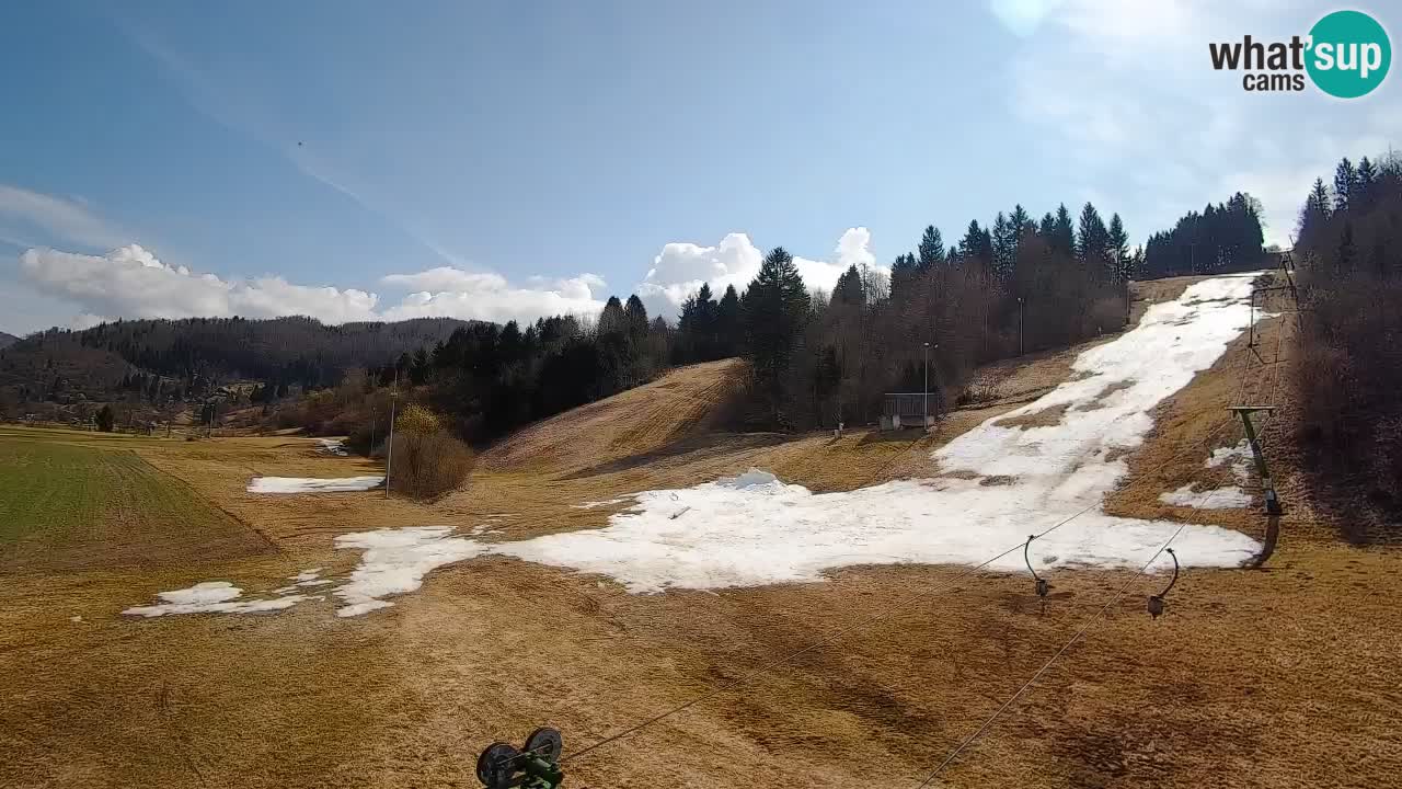 Webcam Smučišče Senožeta – Station de ski à Srednja Vas près de Bohinj