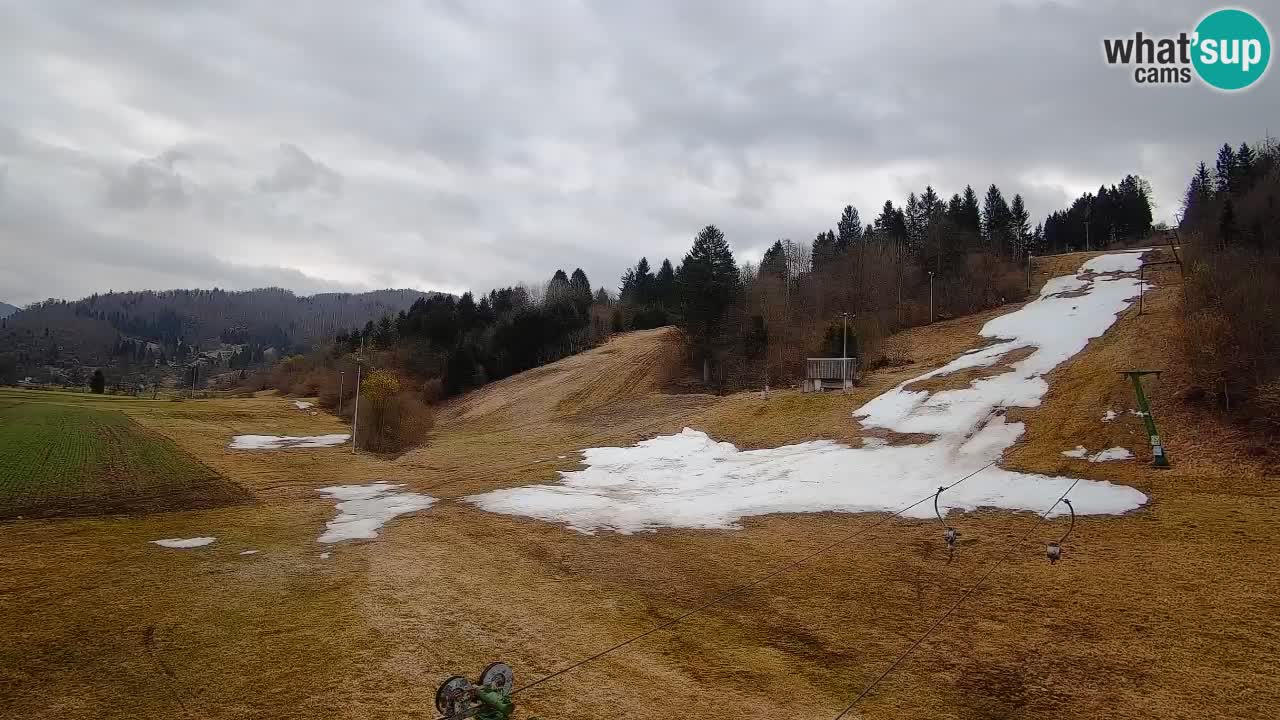 Spletna kamera Smučišče Senožeta – smučarsko središče v Srednji vasi pri Bohinju