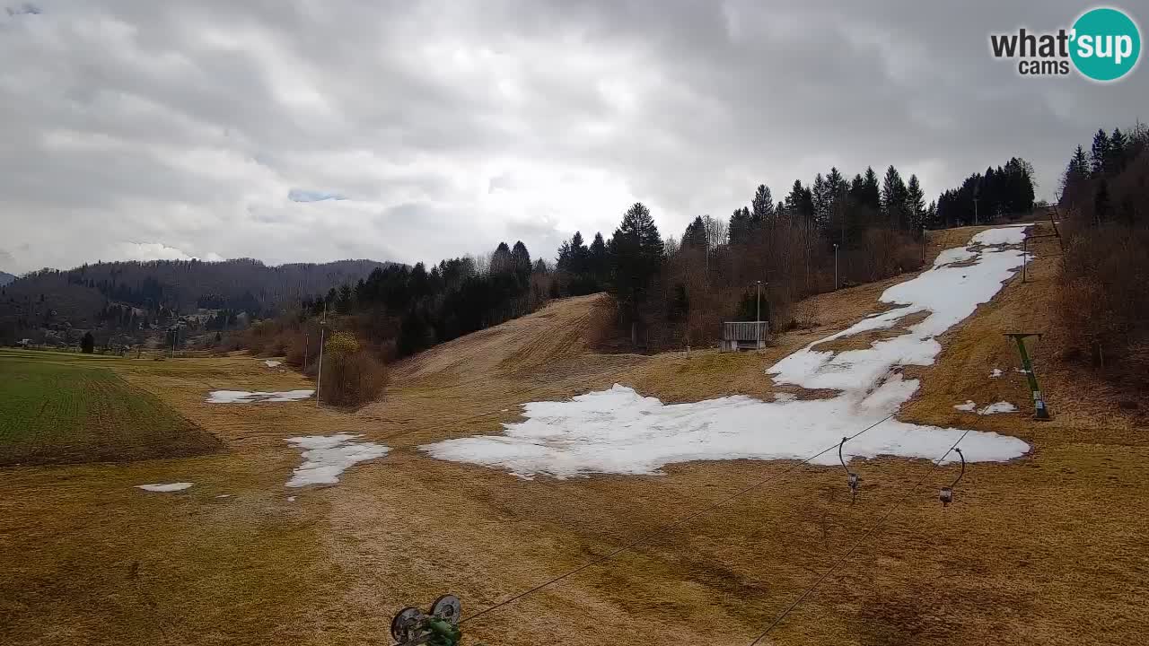 Cámara web Smučišče Senožeta – Estación de esquí en Srednja Vas cerca de Bohinj