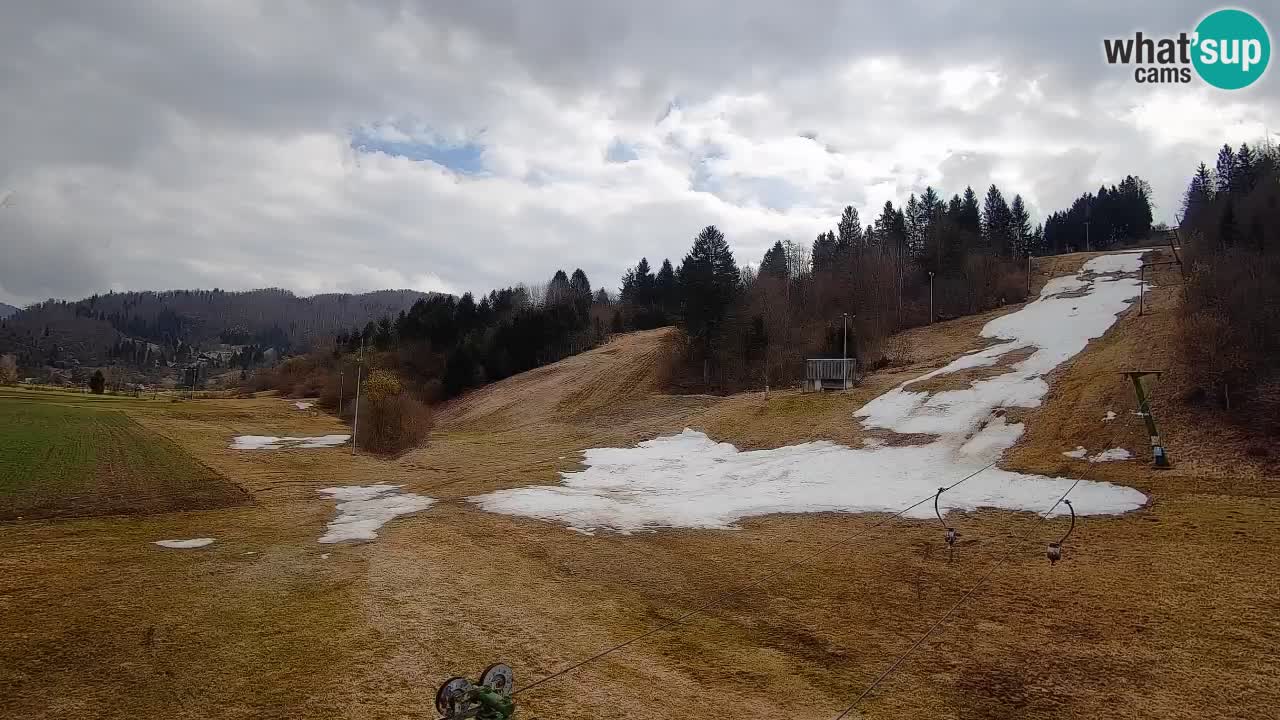 Webcam Smučišče Senožeta – Stazione sciistica a Srednja Vas vicino Bohinj