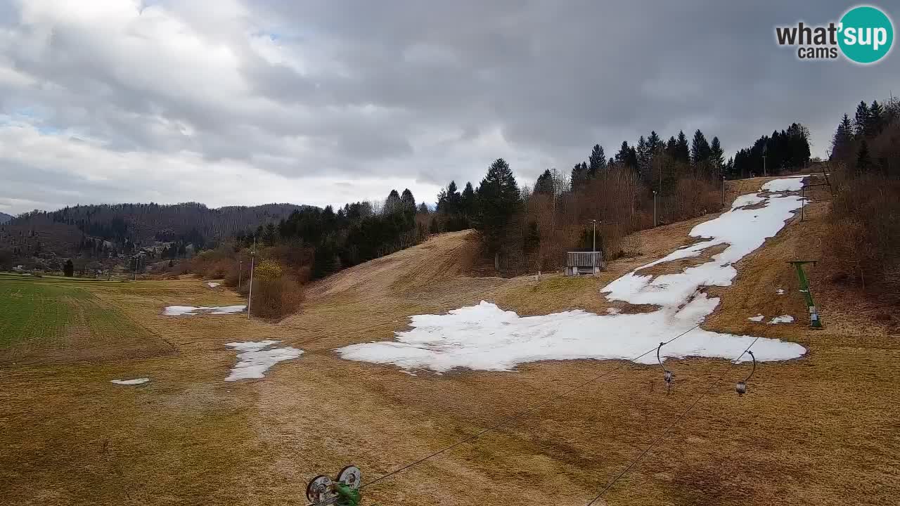 Webcam Smučišče Senožeta – Stazione sciistica a Srednja Vas vicino Bohinj