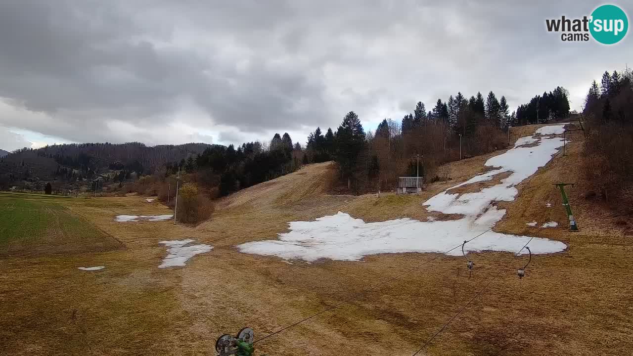 Webcam Smučišče Senožeta – Stazione sciistica a Srednja Vas vicino Bohinj