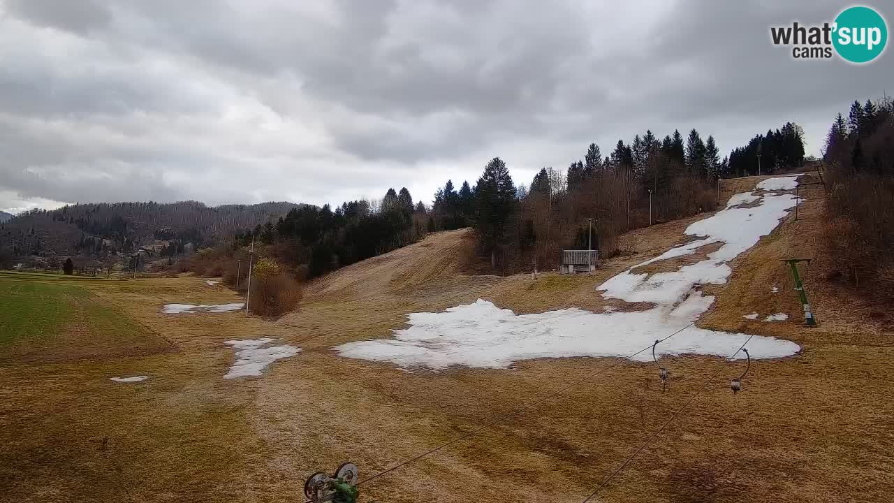 Cámara web Smučišče Senožeta – Estación de esquí en Srednja Vas cerca de Bohinj