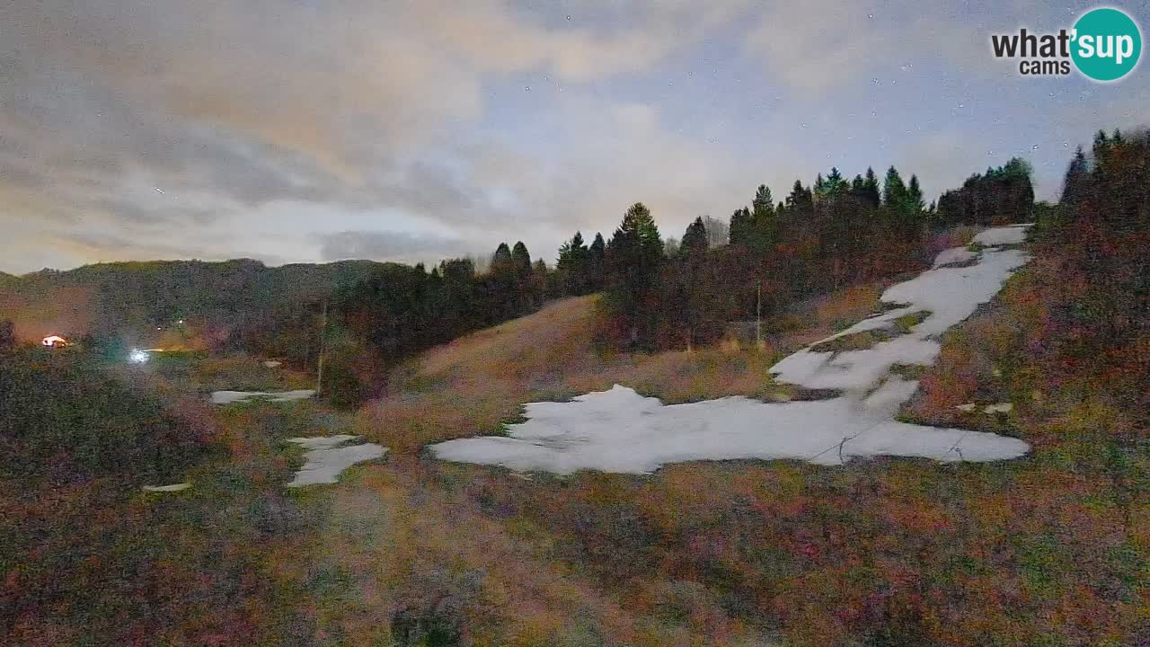 Webcam Smučišče Senožeta – Stazione sciistica a Srednja Vas vicino Bohinj