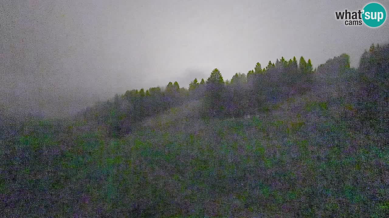 Webcam Smučišče Senožeta – Skigebiet in Srednja Vas bei Bohinj