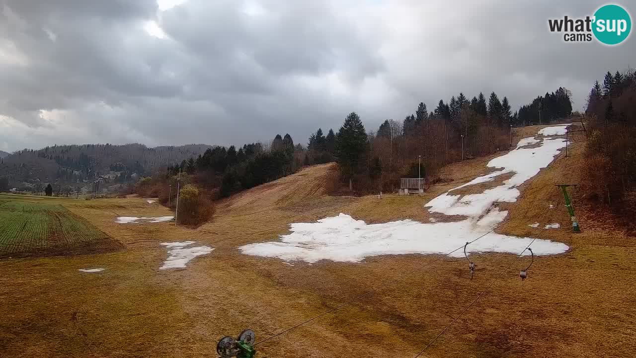 Webcam Smučišče Senožeta – Stazione sciistica a Srednja Vas vicino Bohinj