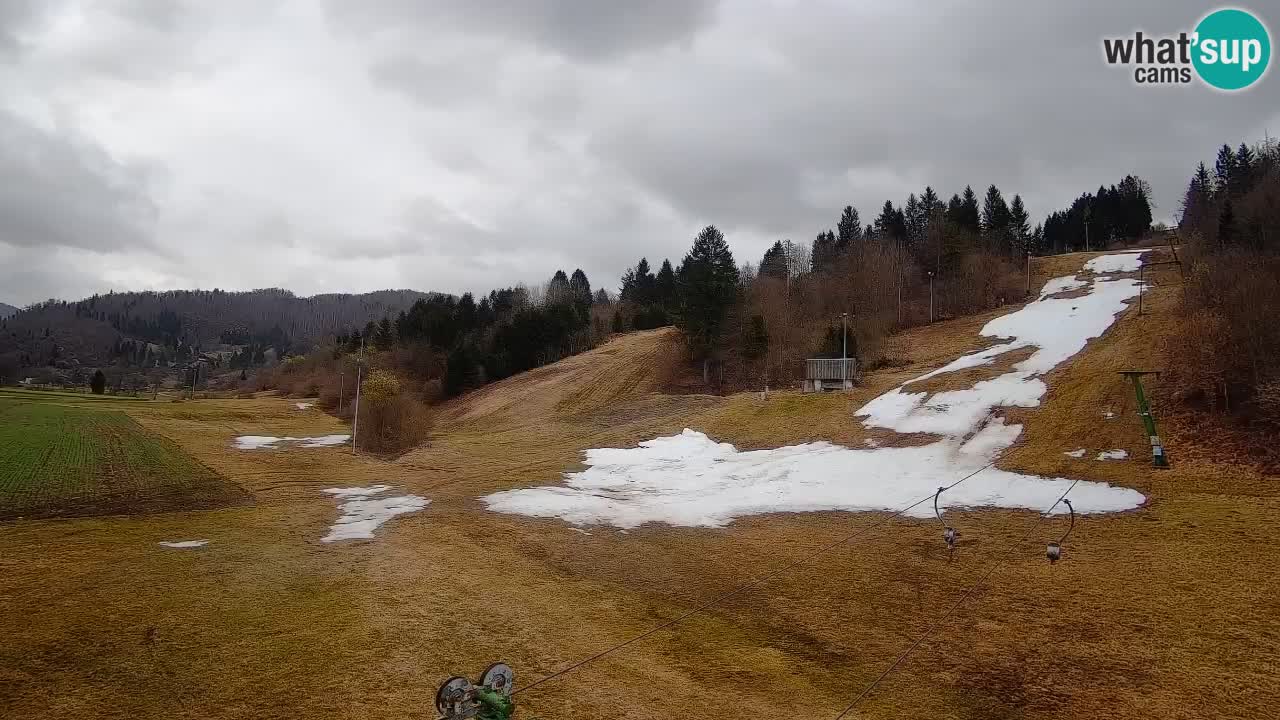 Webcam Smučišče Senožeta – Stazione sciistica a Srednja Vas vicino Bohinj