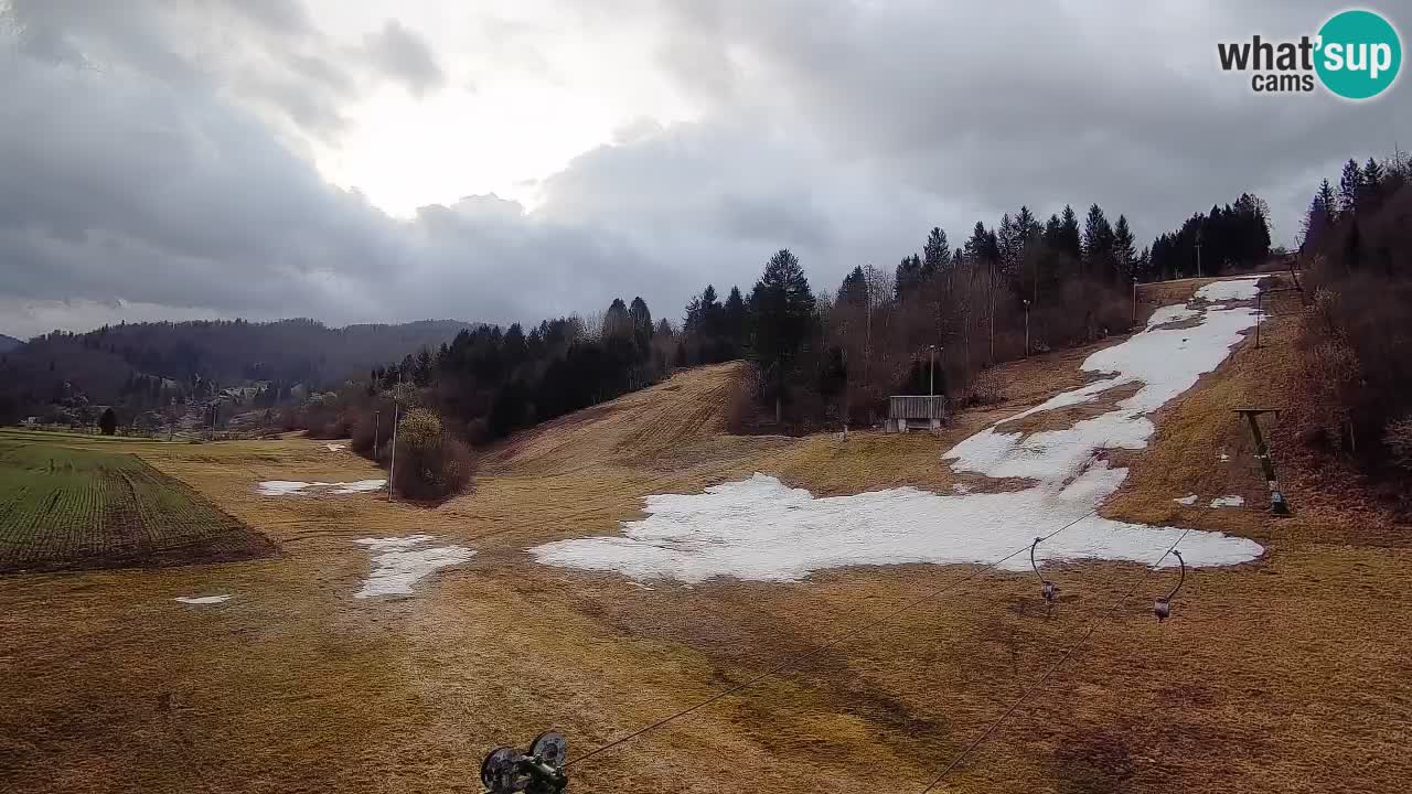 Cámara web Smučišče Senožeta – Estación de esquí en Srednja Vas cerca de Bohinj