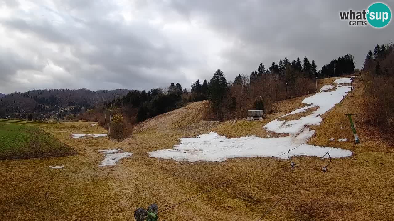 Webcam Smučišče Senožeta – Station de ski à Srednja Vas près de Bohinj