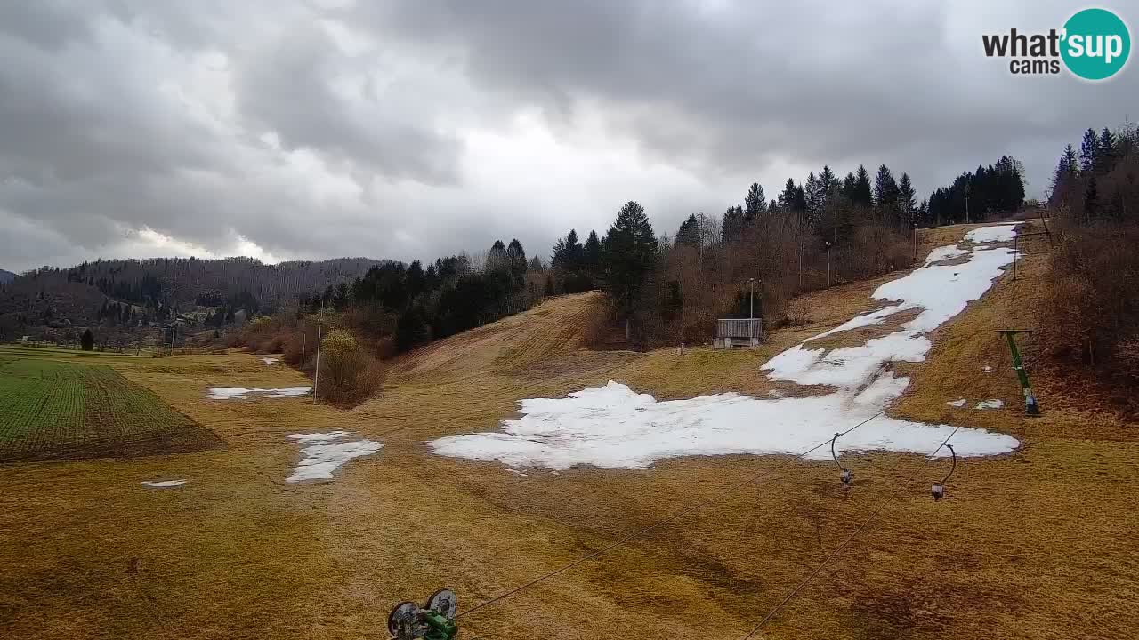 Cámara web Smučišče Senožeta – Estación de esquí en Srednja Vas cerca de Bohinj