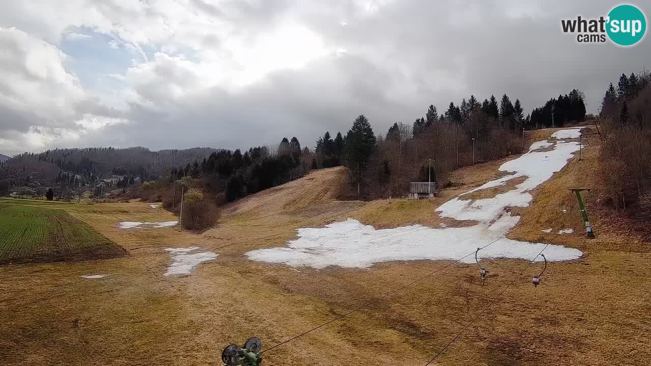 Webcam Smučišče Senožeta – Station de ski à Srednja Vas près de Bohinj