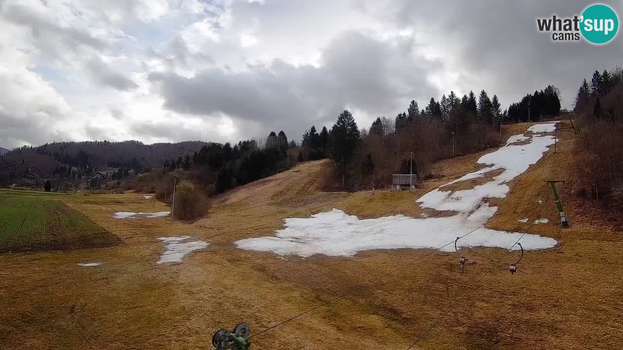 Webcam Smučišče Senožeta – Ski Resort Live View near Bohinj