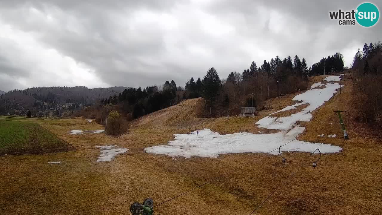 Spletna kamera Smučišče Senožeta – smučarsko središče v Srednji vasi pri Bohinju