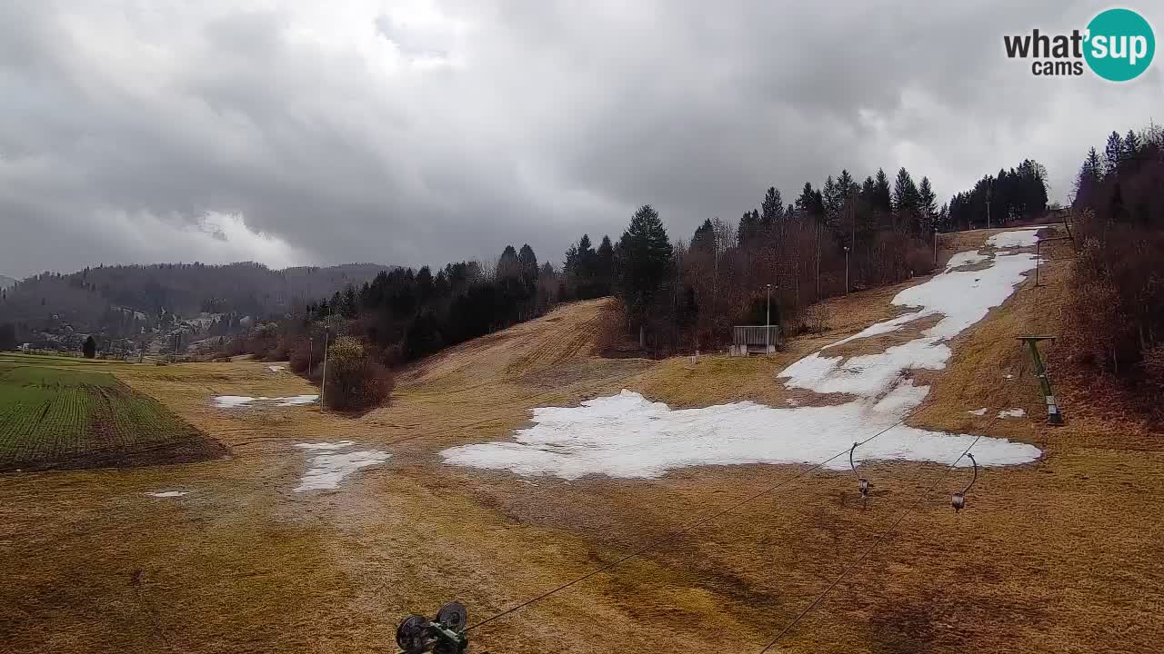 Webcam Smučišče Senožeta – Ski Resort Live View near Bohinj
