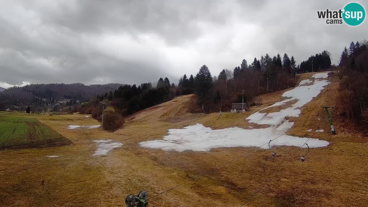 Spletna kamera Smučišče Senožeta – smučarsko središče v Srednji vasi pri Bohinju