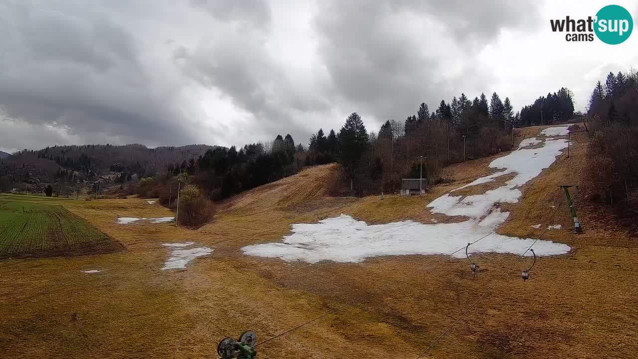 Webcam Smučišče Senožeta – Station de ski à Srednja Vas près de Bohinj