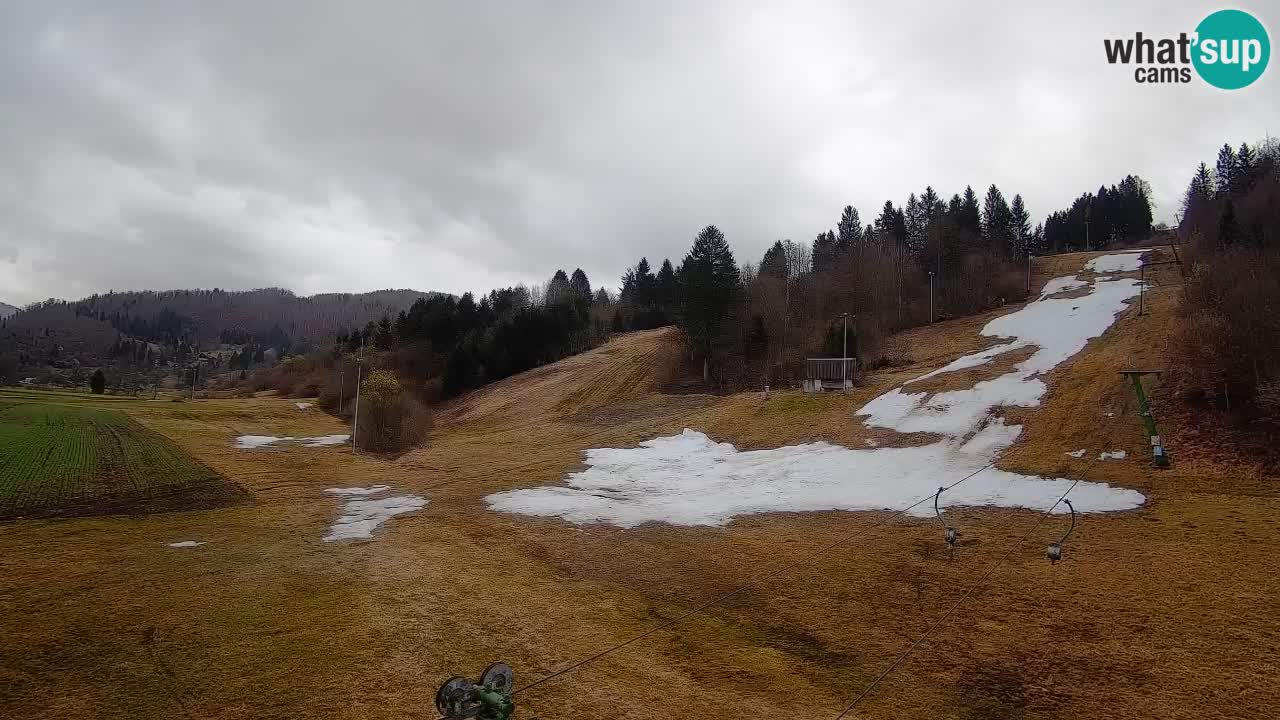 Cámara web Smučišče Senožeta – Estación de esquí en Srednja Vas cerca de Bohinj