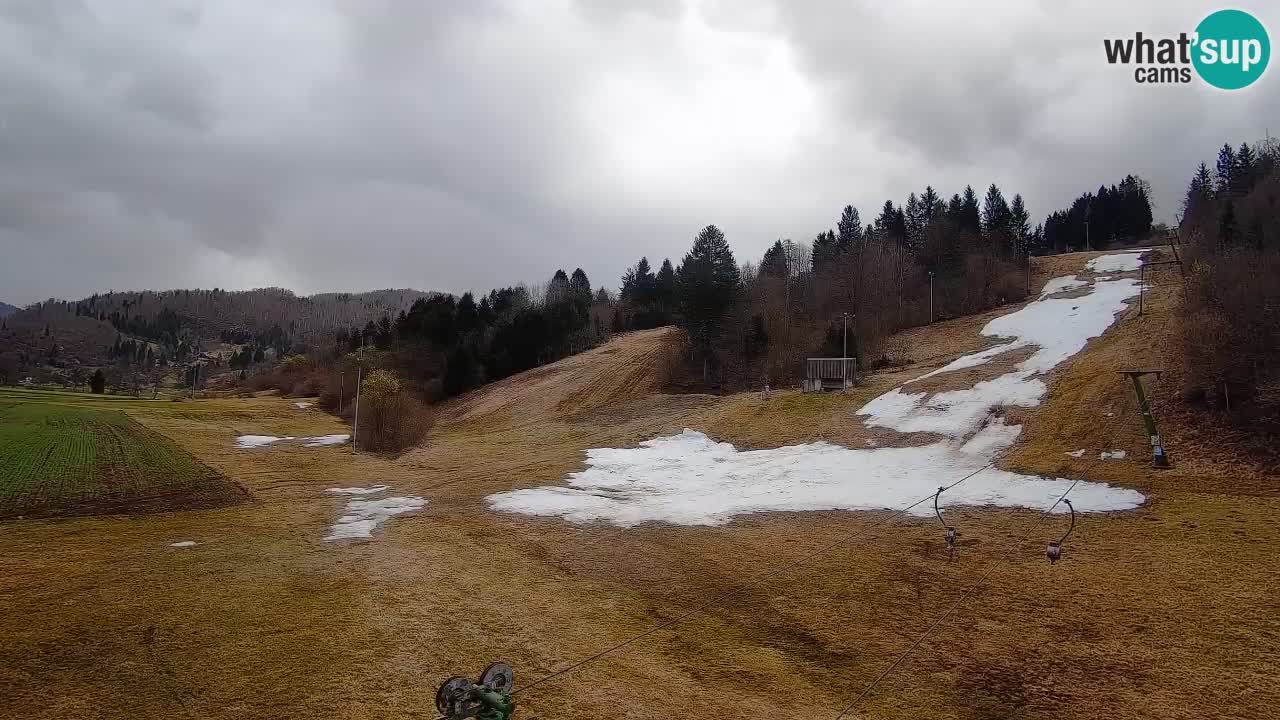 Webcam Smučišče Senožeta – Ski Resort Live View near Bohinj
