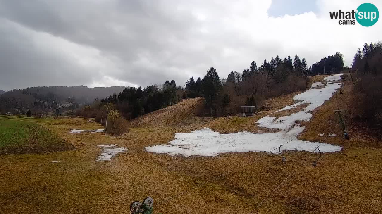 Webcam Smučišče Senožeta – Station de ski à Srednja Vas près de Bohinj