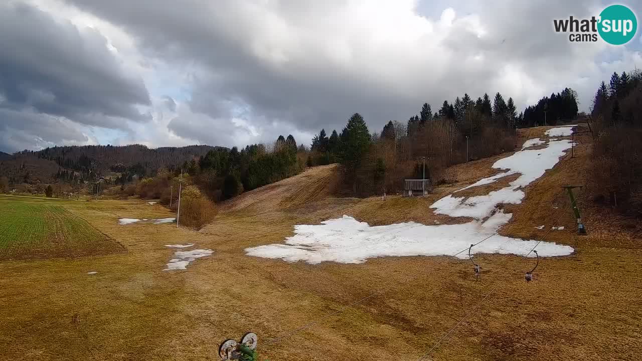 Webcam Smučišče Senožeta – Station de ski à Srednja Vas près de Bohinj