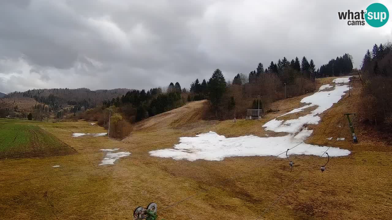 Webcam Smučišče Senožeta – Station de ski à Srednja Vas près de Bohinj