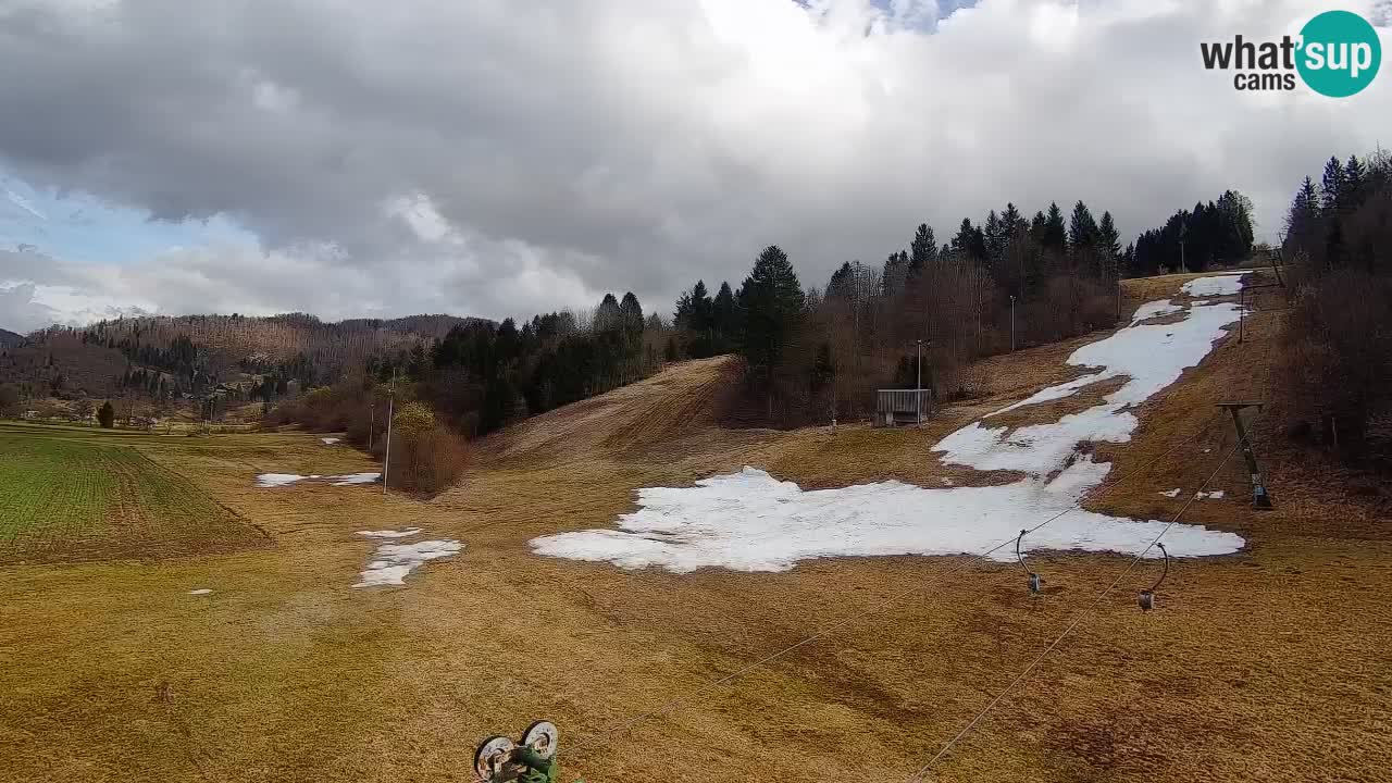 Webcam Smučišče Senožeta – Stazione sciistica a Srednja Vas vicino Bohinj