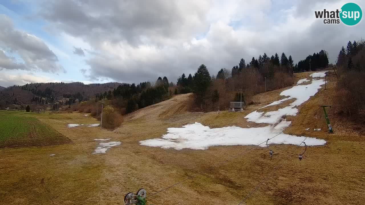 Webcam Smučišče Senožeta – Ski Resort Live View near Bohinj
