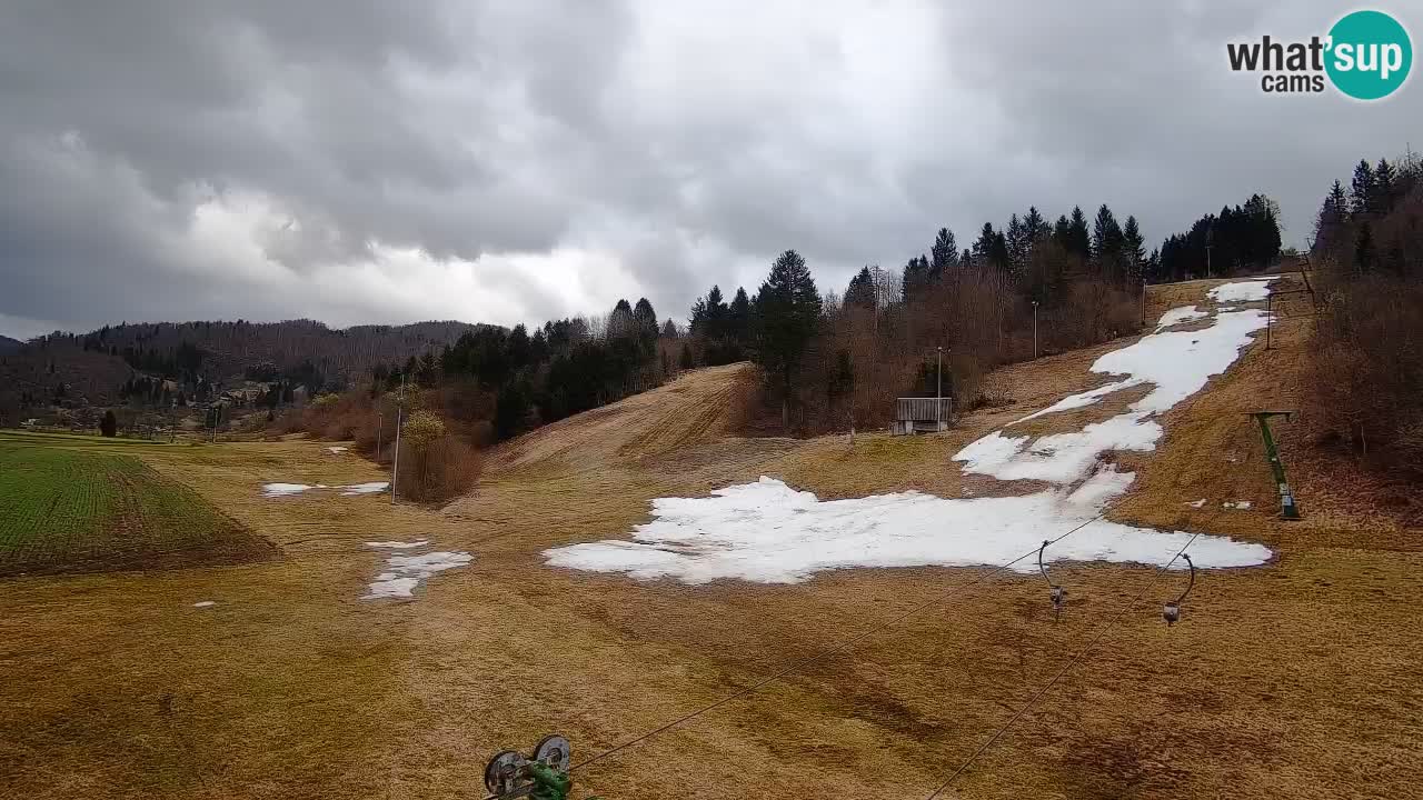 Webcam Smučišče Senožeta – Station de ski à Srednja Vas près de Bohinj