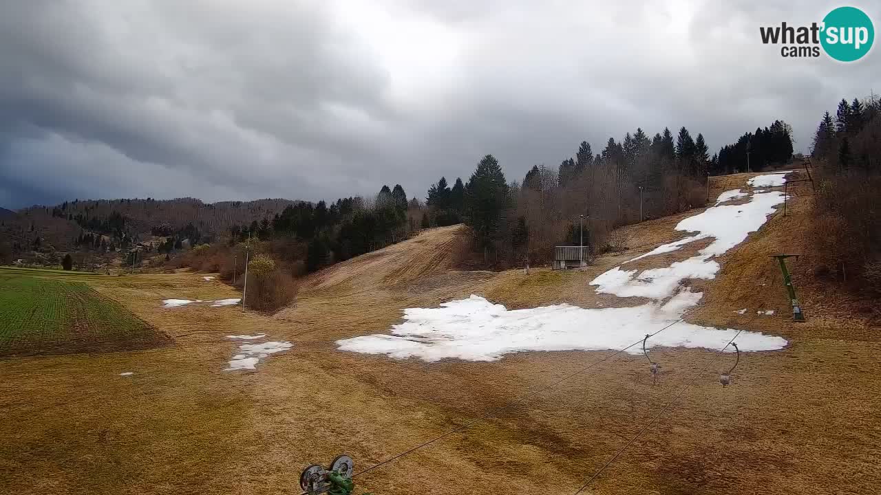Webcam Smučišče Senožeta – Stazione sciistica a Srednja Vas vicino Bohinj