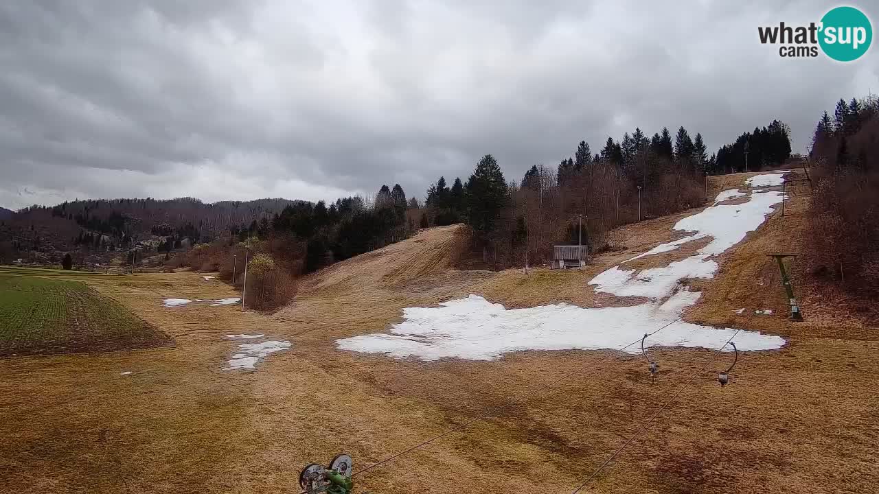 Webcam Smučišče Senožeta – Station de ski à Srednja Vas près de Bohinj