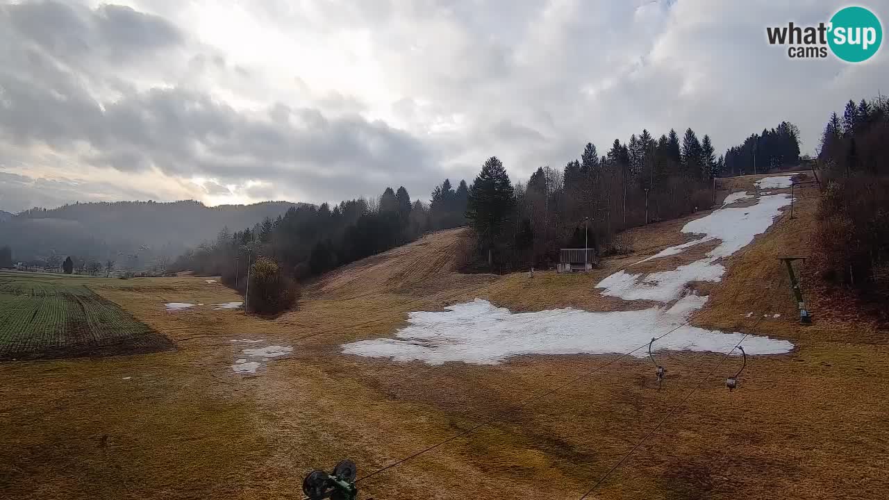 Webcam Smučišče Senožeta – Station de ski à Srednja Vas près de Bohinj
