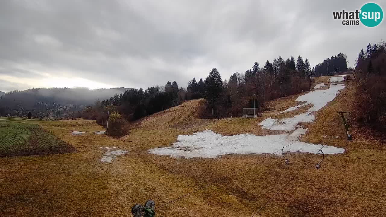 Webcam Smučišče Senožeta – Ski Resort Live View near Bohinj