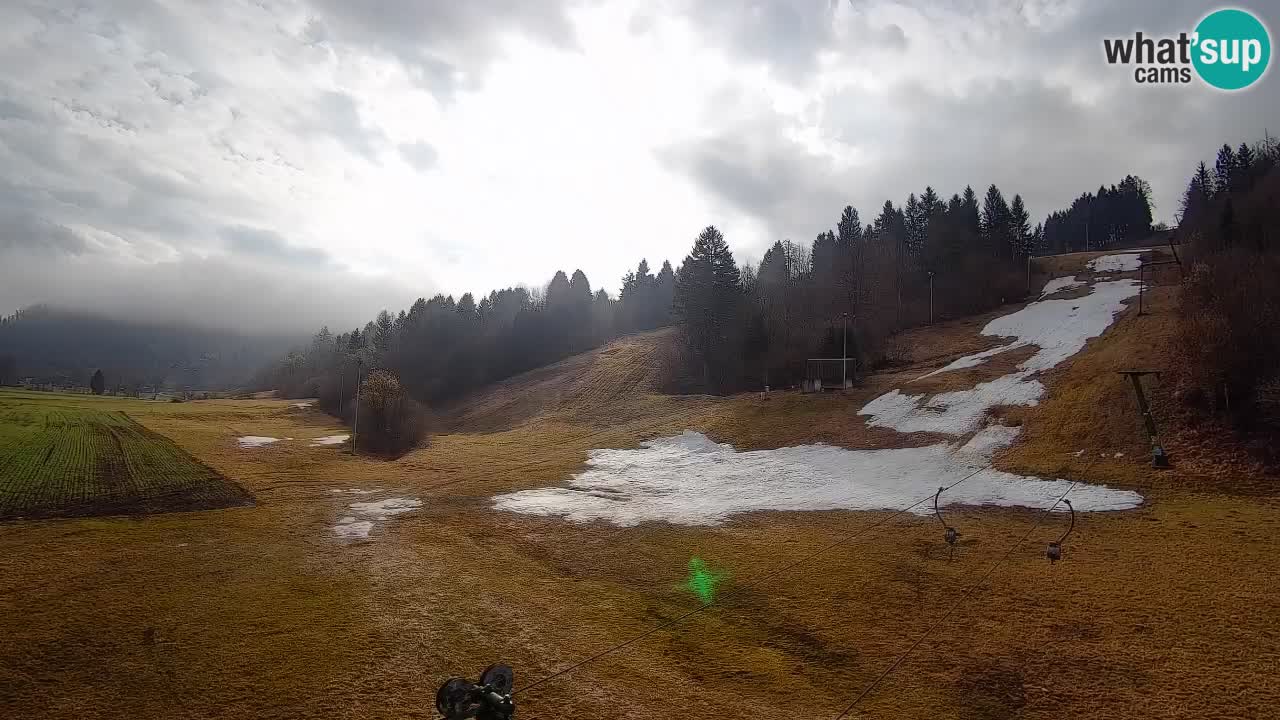 Webcam Smučišče Senožeta – Station de ski à Srednja Vas près de Bohinj