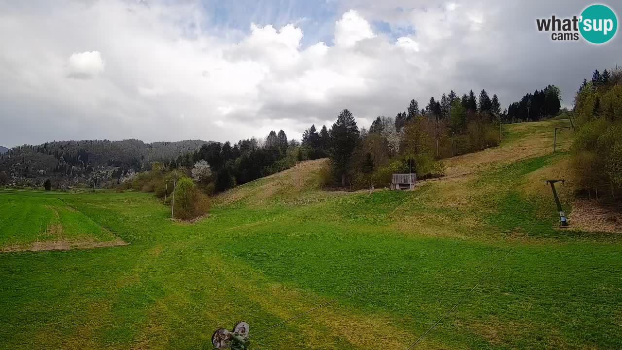 Webcam Smučišče Senožeta – Station de ski à Srednja Vas près de Bohinj