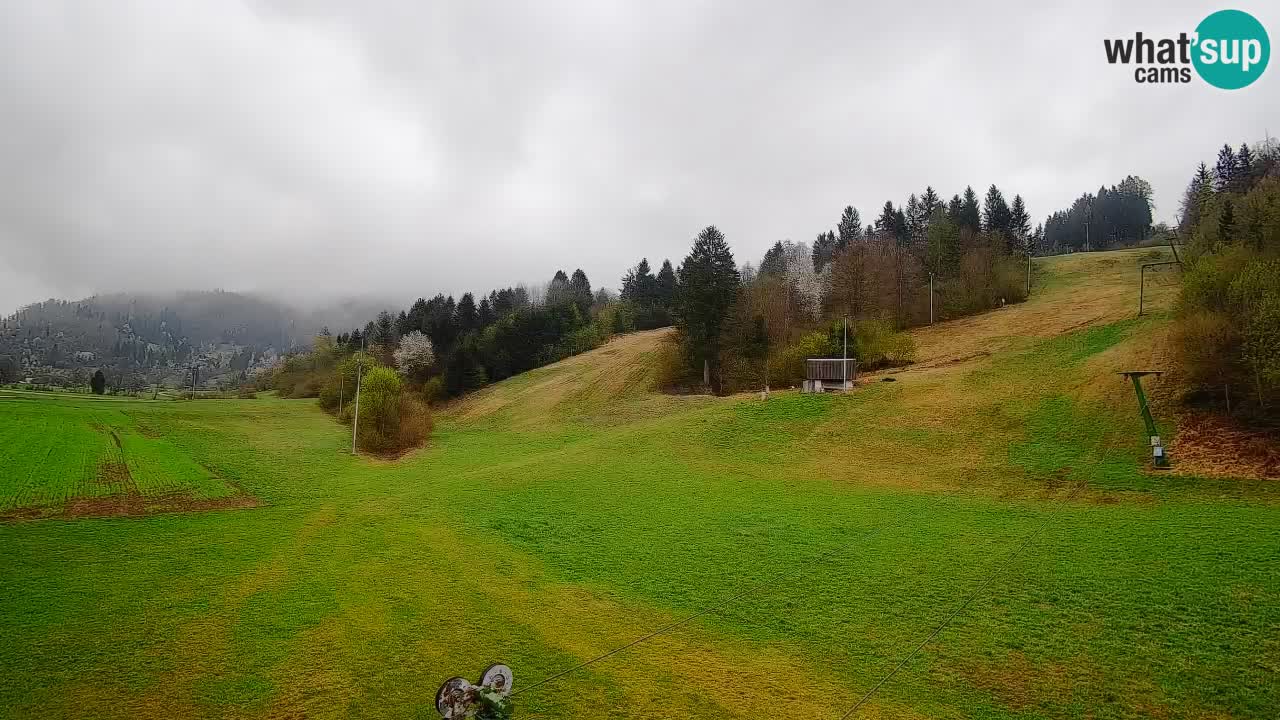 Webcam Smučišče Senožeta – Ski Resort Live View near Bohinj