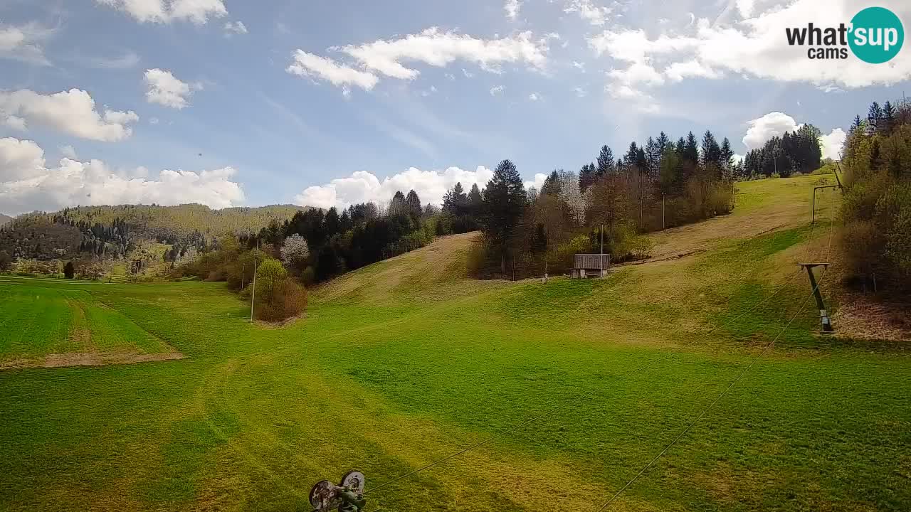 Webcam Smučišče Senožeta – Stazione sciistica a Srednja Vas vicino Bohinj