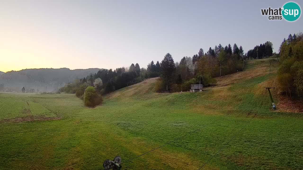 Webcam Smučišče Senožeta – Station de ski à Srednja Vas près de Bohinj