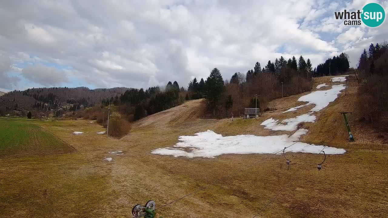 Webcam Smučišče Senožeta – Station de ski à Srednja Vas près de Bohinj