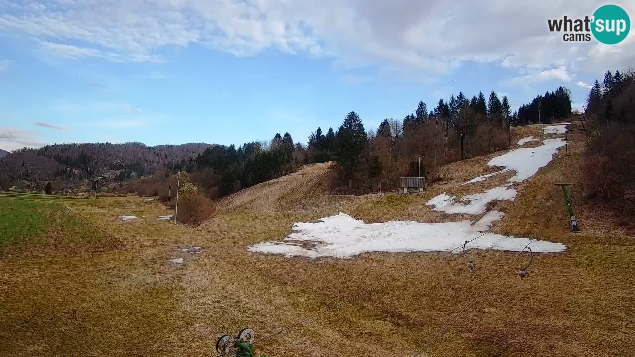 Webcam Smučišče Senožeta – Stazione sciistica a Srednja Vas vicino Bohinj