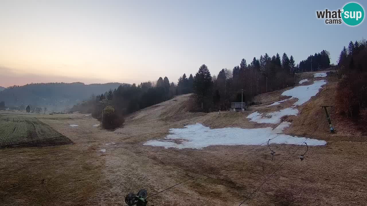Webcam Smučišče Senožeta – Ski Resort Live View near Bohinj