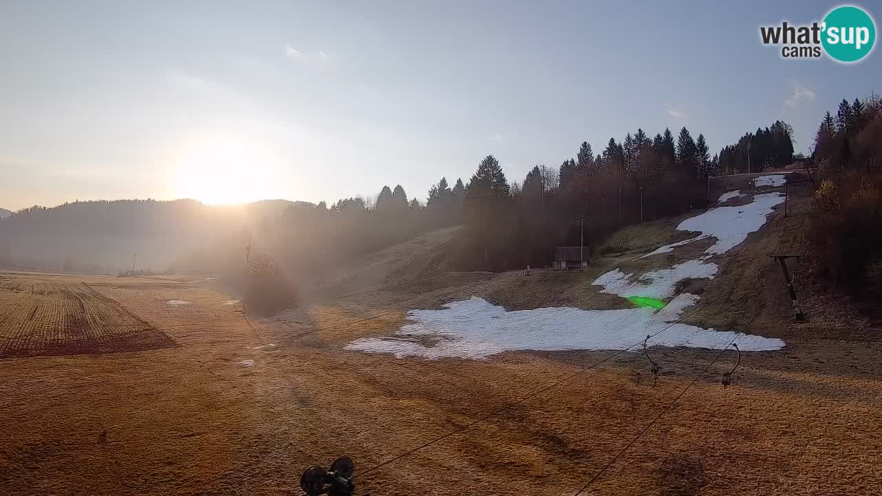 Webcam Smučišče Senožeta – Ski Resort Live View near Bohinj