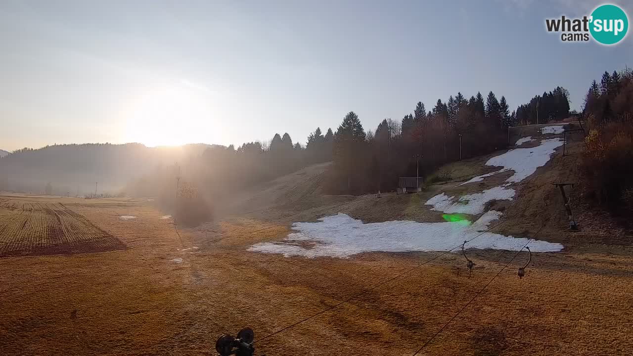 Webcam Smučišče Senožeta – Ski Resort Live View near Bohinj