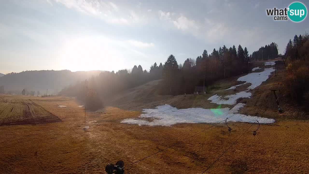 Webcam Smučišče Senožeta – Stazione sciistica a Srednja Vas vicino Bohinj
