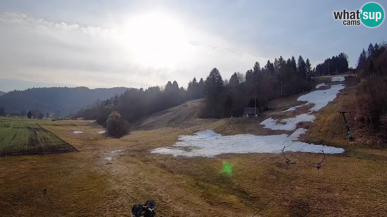 Webcam Smučišče Senožeta – Stazione sciistica a Srednja Vas vicino Bohinj