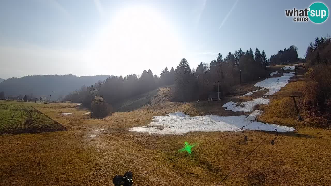 Webcam Smučišče Senožeta – Ski Resort Live View near Bohinj